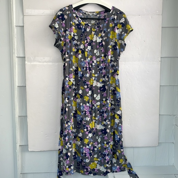 Boden Women’s Modern Floral Print Tie Waist Dress 14L - Picture 4 of 14